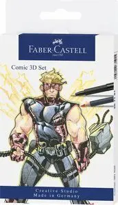 Set Faber Castel Comic 3D