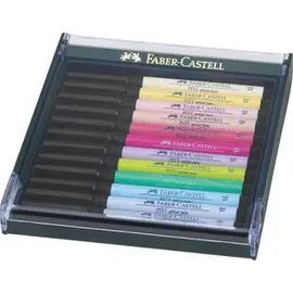 Rotulador Faber Castell Pitt Artist Pen 12 Colores