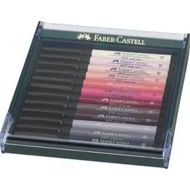 Rotulador Faber Castell Pitt Artist Pen 12 Tonos R