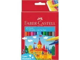 Rotulador Faber Castell 12 Colores Carton