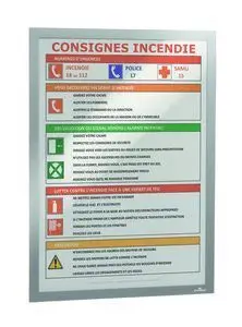 Marco Informativo Duraframe A3 Plata