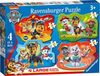 PUZZLE SHAPED 4 IN A BOX PAW PATROL