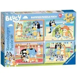 Puzzle 4X42 Bumper Pack Bluey