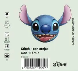 Puzzle 3D Stitch - con Orejas