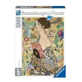 Puzzle 1000 Piezas Klimt Dama con Abanico