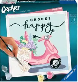 Pintar por Numeros Creart Serie Choose Happy