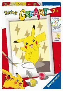 Juego Pintar por Numeros Creart Serie e - Pokemon