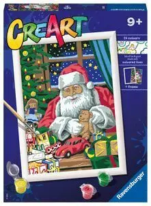 Juego Pintar por Numeros Creart Serie D - Papa Noe