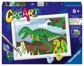 Pintar con Numeros Creart Serie e Classic - Dinosa