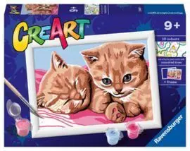 Pintar con Numeros Creart Serie e Classic - Gatito