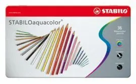 Lapiz Stabilo Aquacolor Metal 36 ud Surtidos
