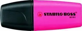 Marcador Fluorescente Stabilo Boss Mini Rosa