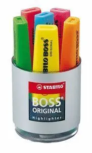 Marcador Fluorescente Stabilo Boss Original Cubile