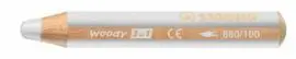 Lapiz Stabilo Woody 3 en 1 Blanco