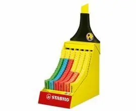 Expositor 120 Marcadores Stabilo Boss Colores Surt