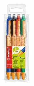 Boligrafo Stabilo Pointball 4 ud