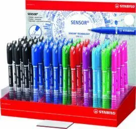 Expositor 48 Rotuladores Stabilo Sensor 8 Colores