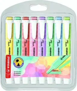 Rotulador Stabilo Swing Cool Pastel Estuche de 8 u