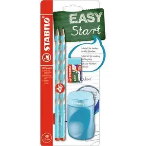 Blister Easygraph Diestro 2 Lapices+Goma+Afilalapi
