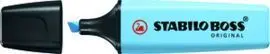 Marcador Stabilo Boss Pastel Azul Ventoso