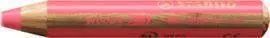 Lapiz Stabilo Woody 3 en 1 Pastel Rojo