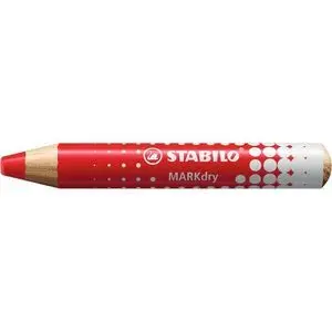 Lapiz Stabilo Markdry Pizarra Blanca Rojo