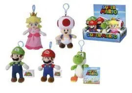 Expositor 12 Llaveros Supermario 5Cm Surtidos