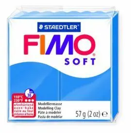 Pastilla 57Grs Fimo Soft Azul