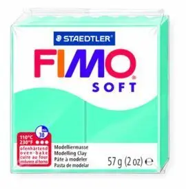Pasta Staedtler Fimo Soft 56 Gr Color Verde Menta Liderpapel