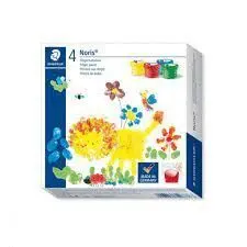 Pintura de Dedos Noris Junior Tubo 75Ml 4 Colores