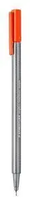 Rotulador Triplus Fineliner 334 Rojo Neon