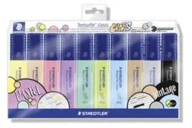 Marcador Staedtler Textsurfer 364 6 Pastel y 4 Vin