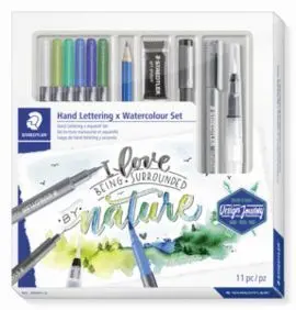 Set Acuarelables Staedtler Desing Journey Handlett
