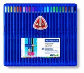 24 Llapis Colors Aquarell Ergosoft