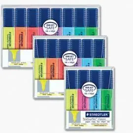 Pack de 6 Fluorescents Staedtler Ref. 364Wp6