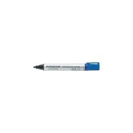 Rotulador Lumocolor 351-3 Azul Conico Pizarra Blan