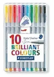 10 Rotuladors Triplus Fineliner