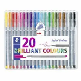 20 Rotuladores Triplus Colores 0. 3 Staedler