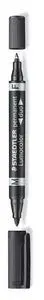 Rotulador Lumocolor Negro Doble Punta 348