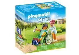 Playmobil Paciente en Silla de Ruedas