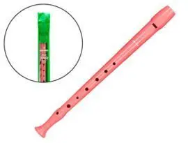 Flauta Hohner 9508 Coral Funda Verde