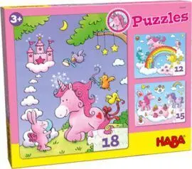 Puzzles Haba Unicornio Destello Evolutivos