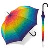 PARAGUAS LARGO MUJER AUTO PIXEL RAINBOW 2 COL SURT