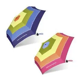 Paraguas Ultra Mini Manual Rainbow Text Benetton 4