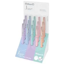Expositor 15 Boligrafo Pelikan Jazz Pastel Colores