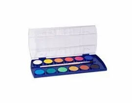 Acuarela Escolar Pelikan de 12 Colores con un Pinc