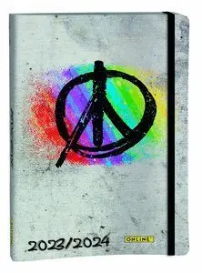 Diario Creativo A5 23-24 18M Peace