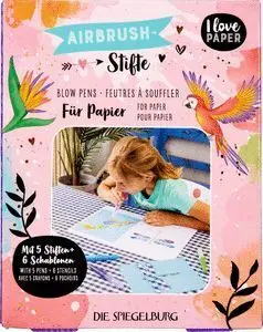 Set Aerografos Blopens I Love Paper