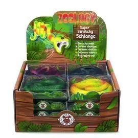 Expositor 16 Serpiente Elastica Zoo 30 cm