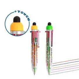 Expositor 16 Boligrafo Multicolor Tactil de 6 Colo